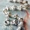 Silver Rhinestone Studded Rondel Beads, 7mm by Bead Landing&#x2122;